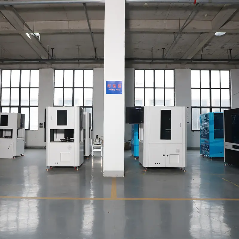 Piezas de depósito y secadora Equipo de inspección por visión automática